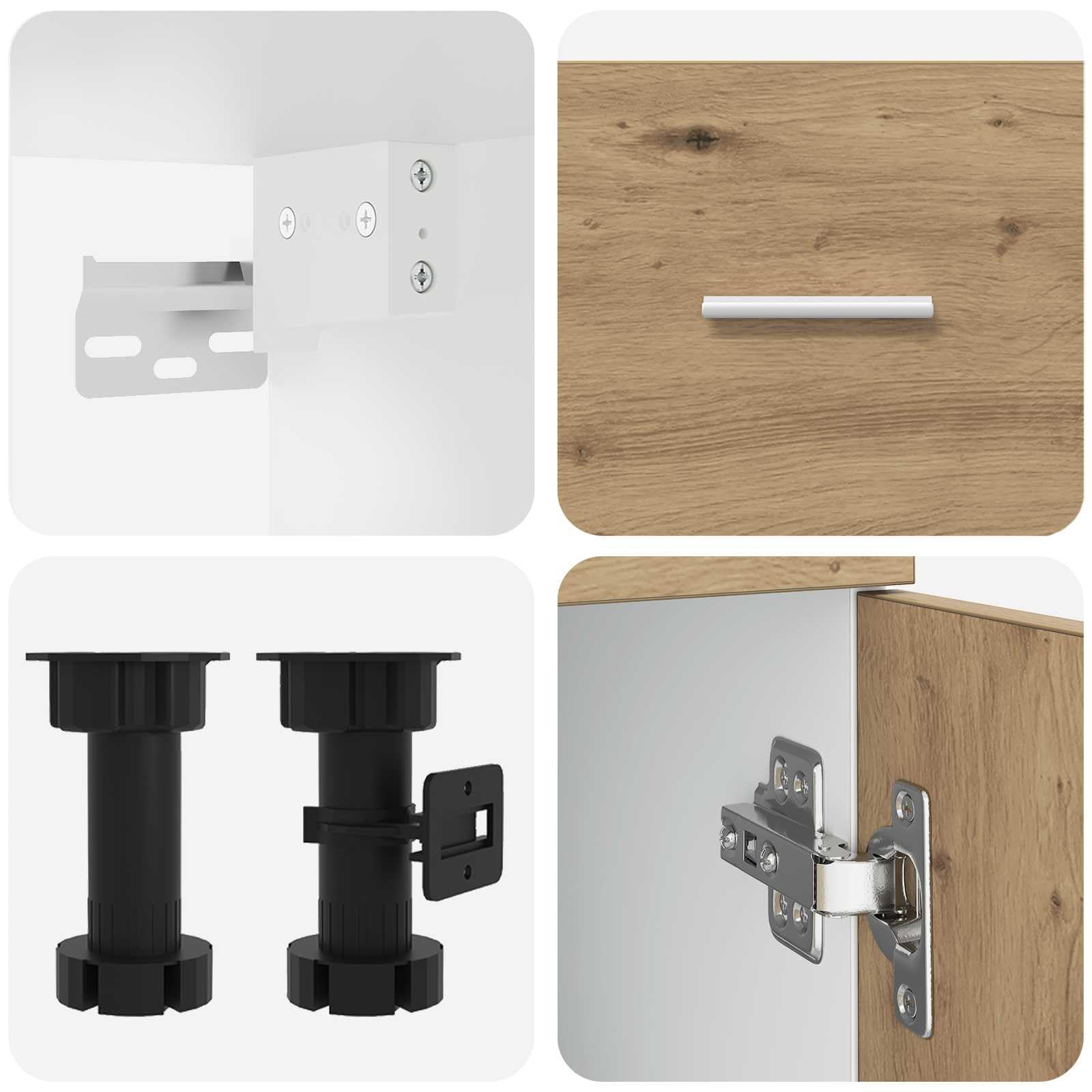 vidaXL Unità Cucina Lyon 8 pz Legno ingegnerizzato