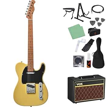 【セット売り】バッカス　エレキギター テレキャスター　VOX　ギターアンプ Amazon | Bacchus BTE-1-RSM/M BBD エレキギター初心者14点