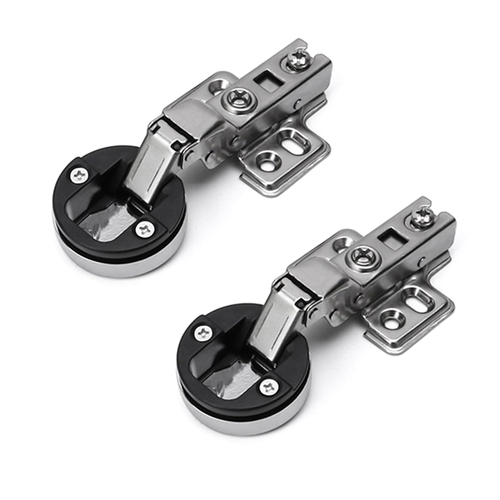 2pack Glass Cabinet Door Hinges Hydraulic Buffer Systems Heavy Type Cold Rolled Steels Noises Reduction Heavy Type Quiet Closing Cabinet Door Hinges