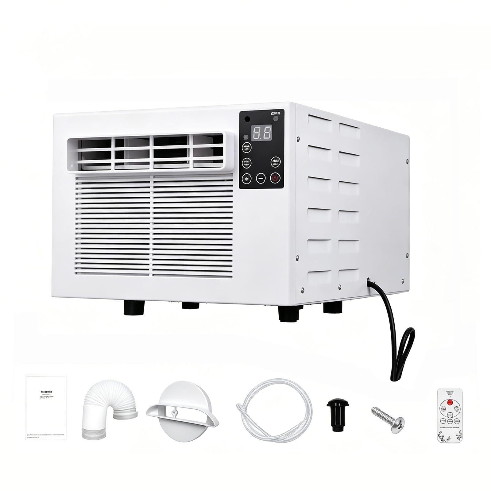 Aire Acondicionado Portátil, Unidad De Aire Acondicionado Pequeña De 1876 Btu Con Control Remoto, Modo Dual De Refrigeración Y Deshumidificación, Temporizador De 24 Horas, 280 W De Baja Potencia