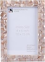 Vista 79 de Marco de fotos chic madreperla hecho a mano vintage 4x6 gris