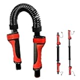 Adjustable Power Twist Bar - Upper Body Expander Equipment for Arm Chest, Spring Shoulder Forearm Bicep Strength Exercise Workout Training 66-110lb