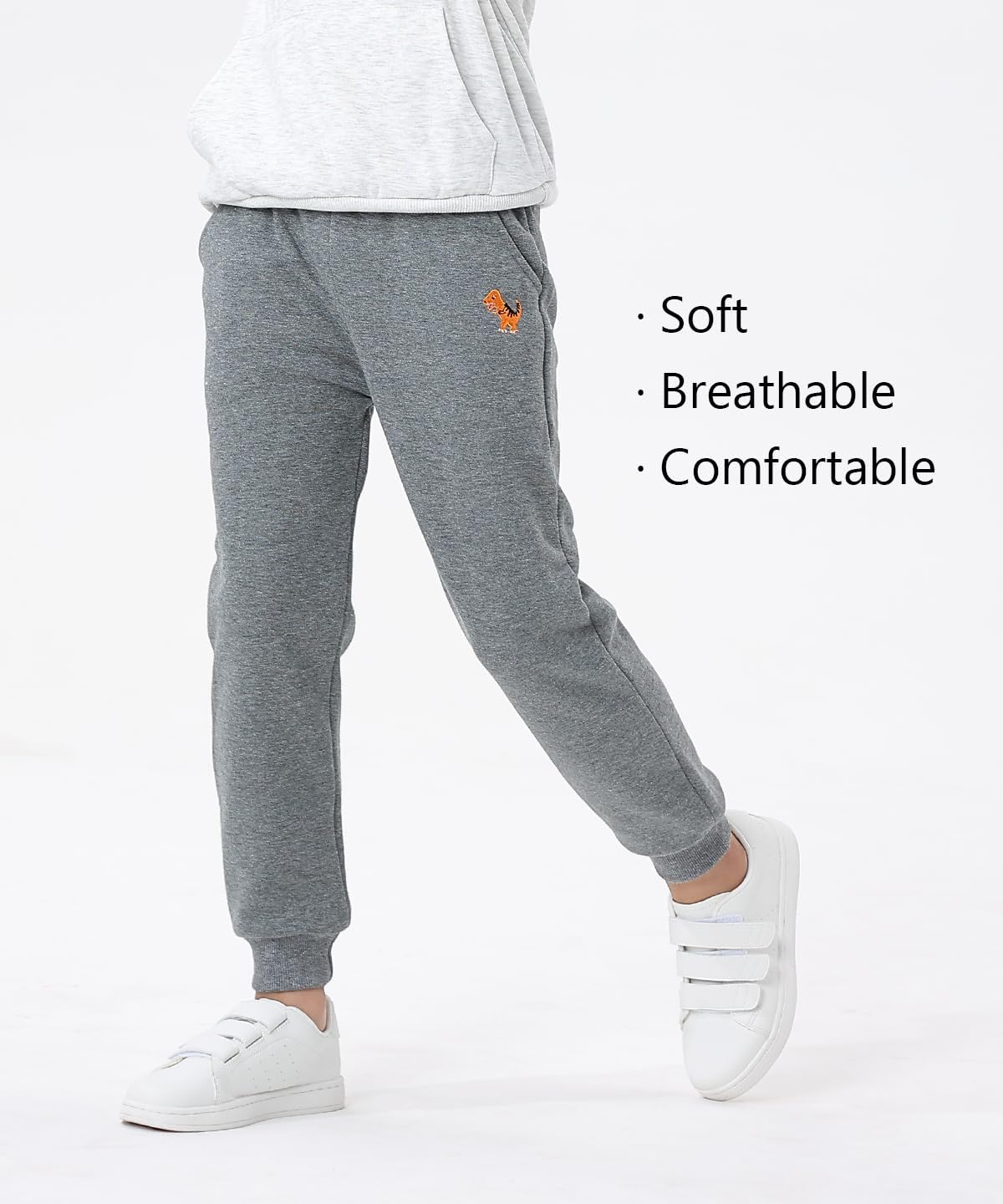 GFQLONG Toddler Boys 3 Pack Cotton Active Jogger Pants,Kids Cartoon Sweatpants Casual Lounging Bottoms - Image 4