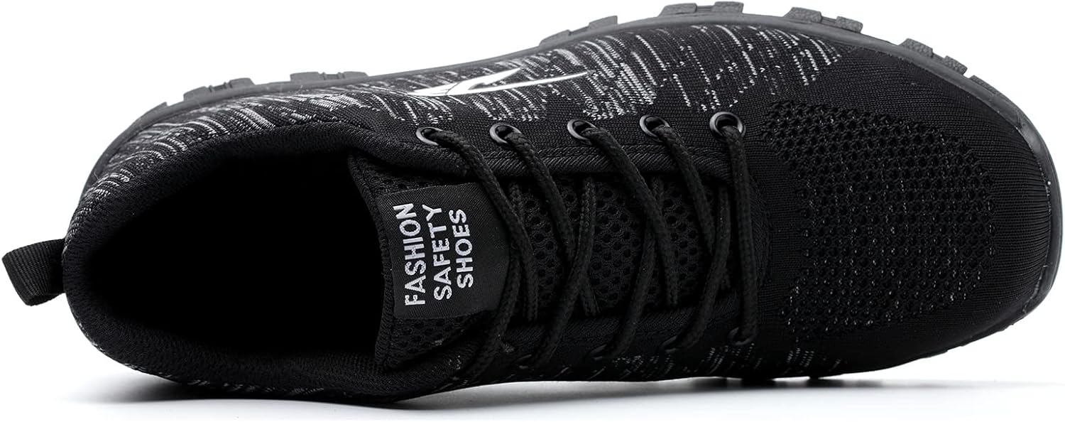 Miniatura 6 de TICCOON Work Steel Toe Shoes Safety Shoes for Men and Women Lightweight Industrial & Construction Shoe