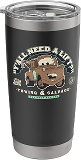 Disney and Pixar's Cars Tow Mater Towing Y'all Need a Lift? Stainless Steel Insulated Tumbler
