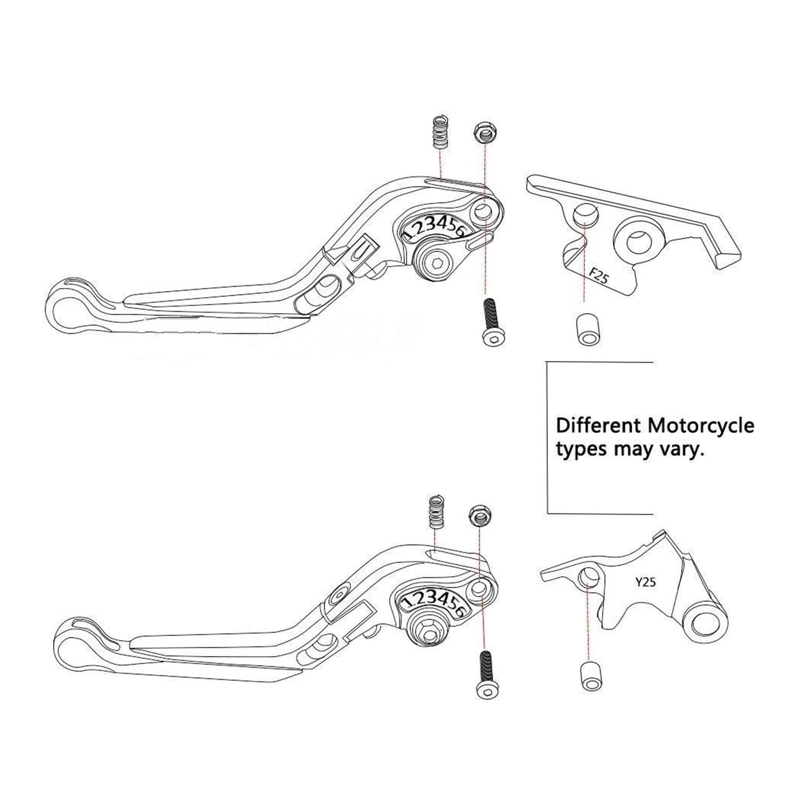 Joysticki Kierownicę Regulowane Dźwignie Hamulca I Sprzęgła Do SUZUKI VSTROM 650 2011-2018(11)