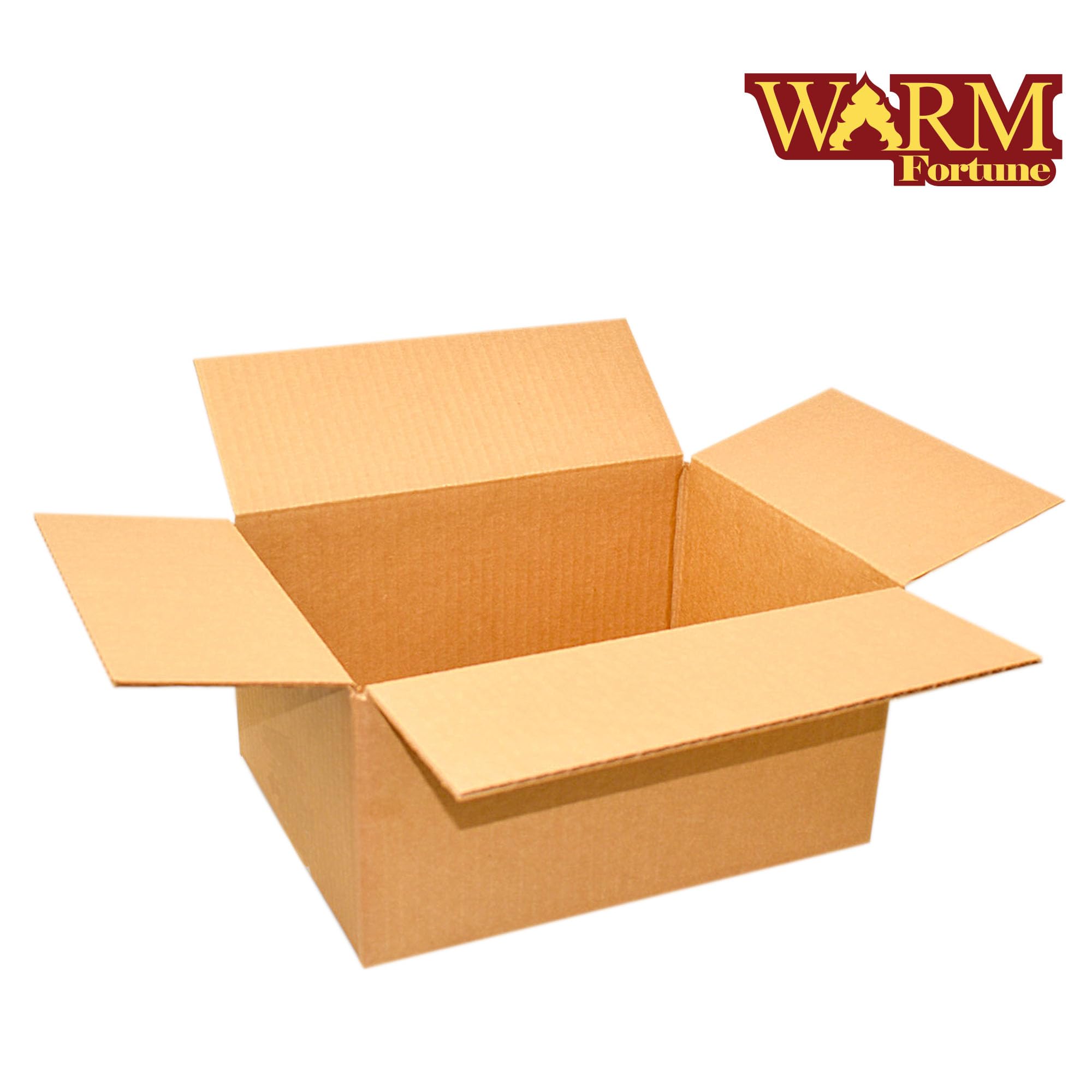 Warm Fortune 12x9x6 5 Count Corrugated Shipping Boxes Cardboard Paper Boxes Shipping Boxes, Mailing, Packing, Packing and Storage