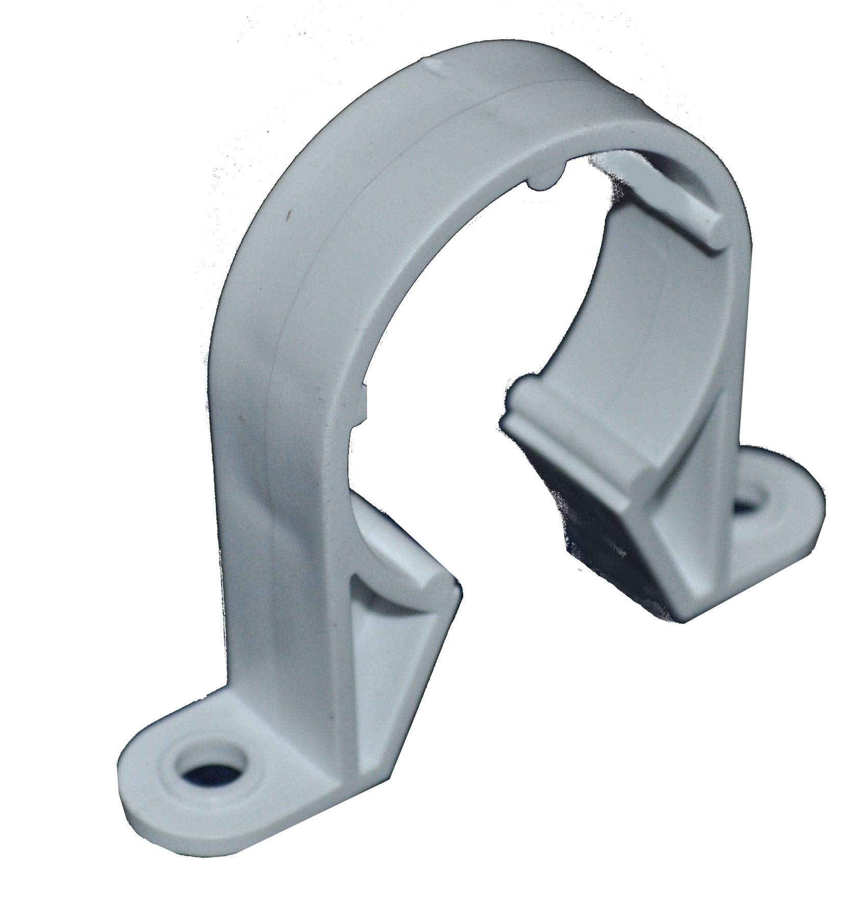 Msl White Pack Of 10 - Solvent Weld 32Mm Waste Pipe Clip
