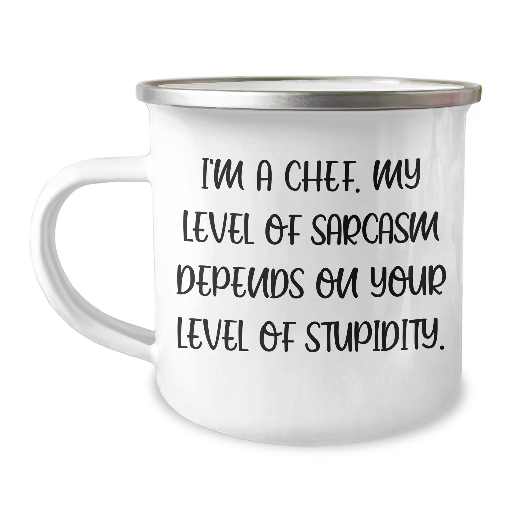 Chef's Sassy Camping Mug - Gift from Friends to Chef - Christmas Unique Gifts