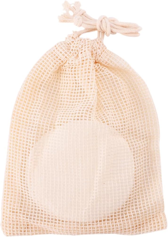 6pcs Makeup Remover Pads Bamboo Fiber Pads Gentle Reusable for Daily Skincare