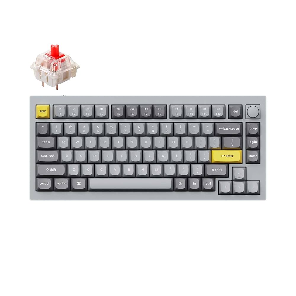 Amazon.co.jp: Keychron Q1 RGB 有線カスタムメカニカル