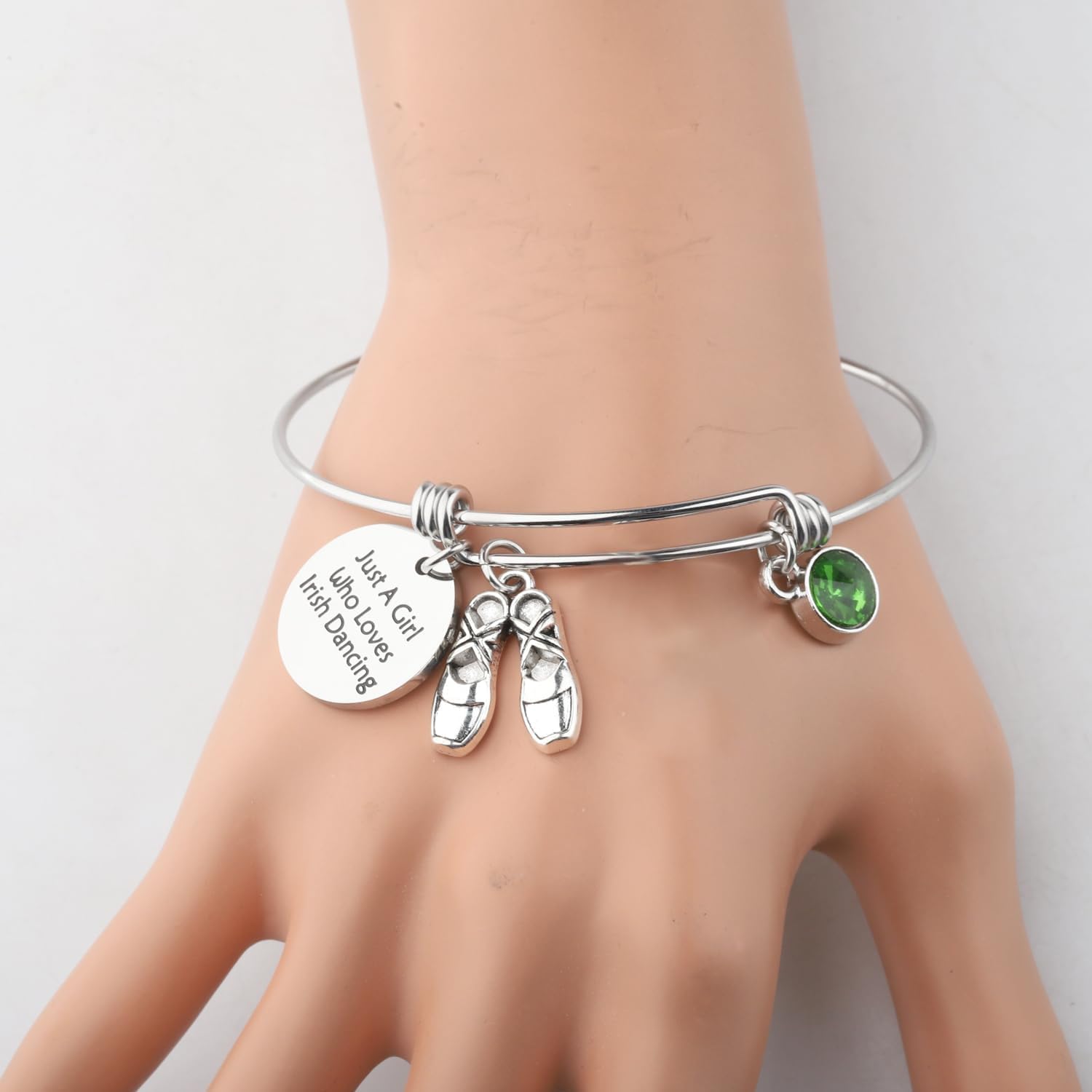 Gzrlyf Irish Dance Bracelet Irish Dancing Gifts Irish Step Dance Charm Irish Dancer Jewelry - Image 3
