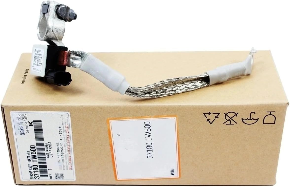 Genuine OEM 37180-1W500 Battery Negative Cable 60Ah / 371801W500 Compatible with Kia Rio 2012~2015