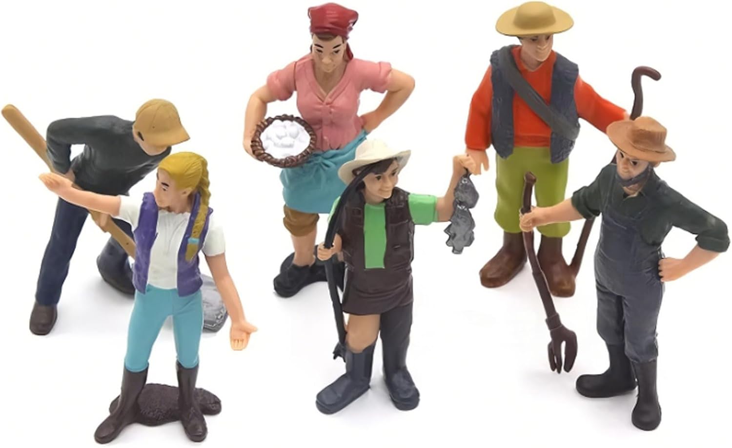 モンテッソーリ教育用教材 キャラクター・家禽モデル - 農場の動物レプリカ 言語学習教材