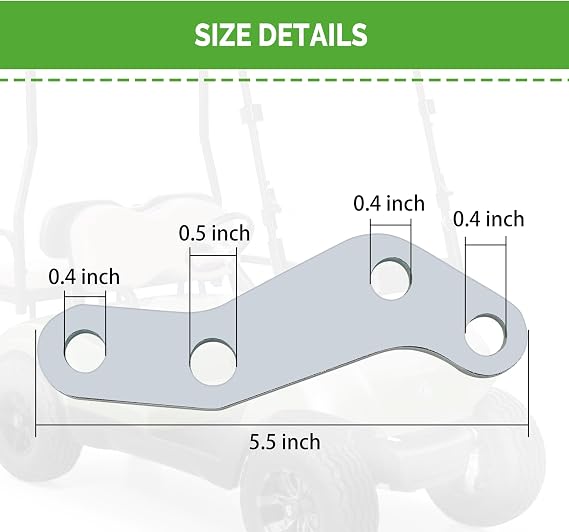 10L0L Golf Cart Knuckle Arm for Yamaha G29 Drive 2007-2016 Yamaha G29 Knuckle Arm OEM# JW1-F3512-00 Yamaha Golf Cart Accessories Golf Cart Parts for Electric and Fuel Golf Carts