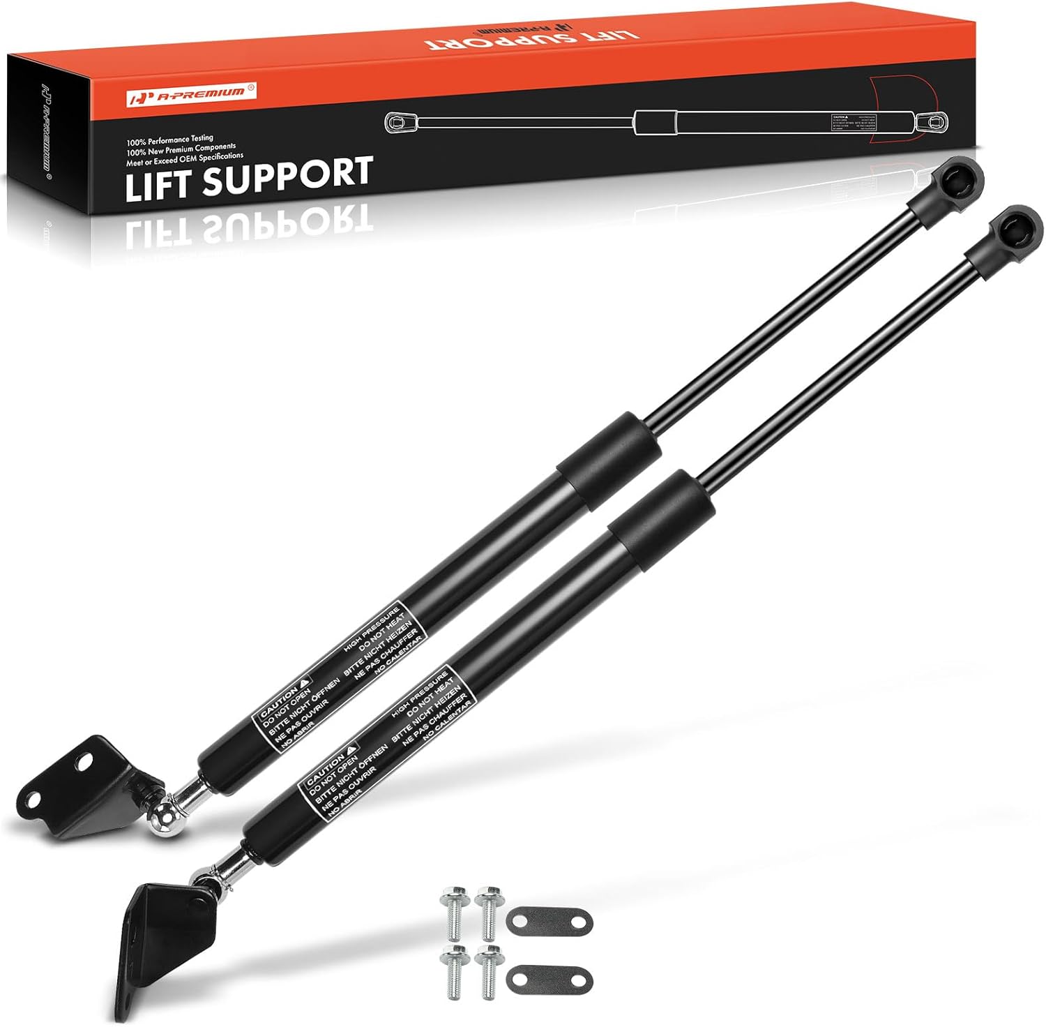 A-Premium Rear Hatch Lift Supports Shock Struts Compatible with Mazda Models - 3 2010 2011 2012 2013 Hatchback - Replace# BBY162620(2PC Set)