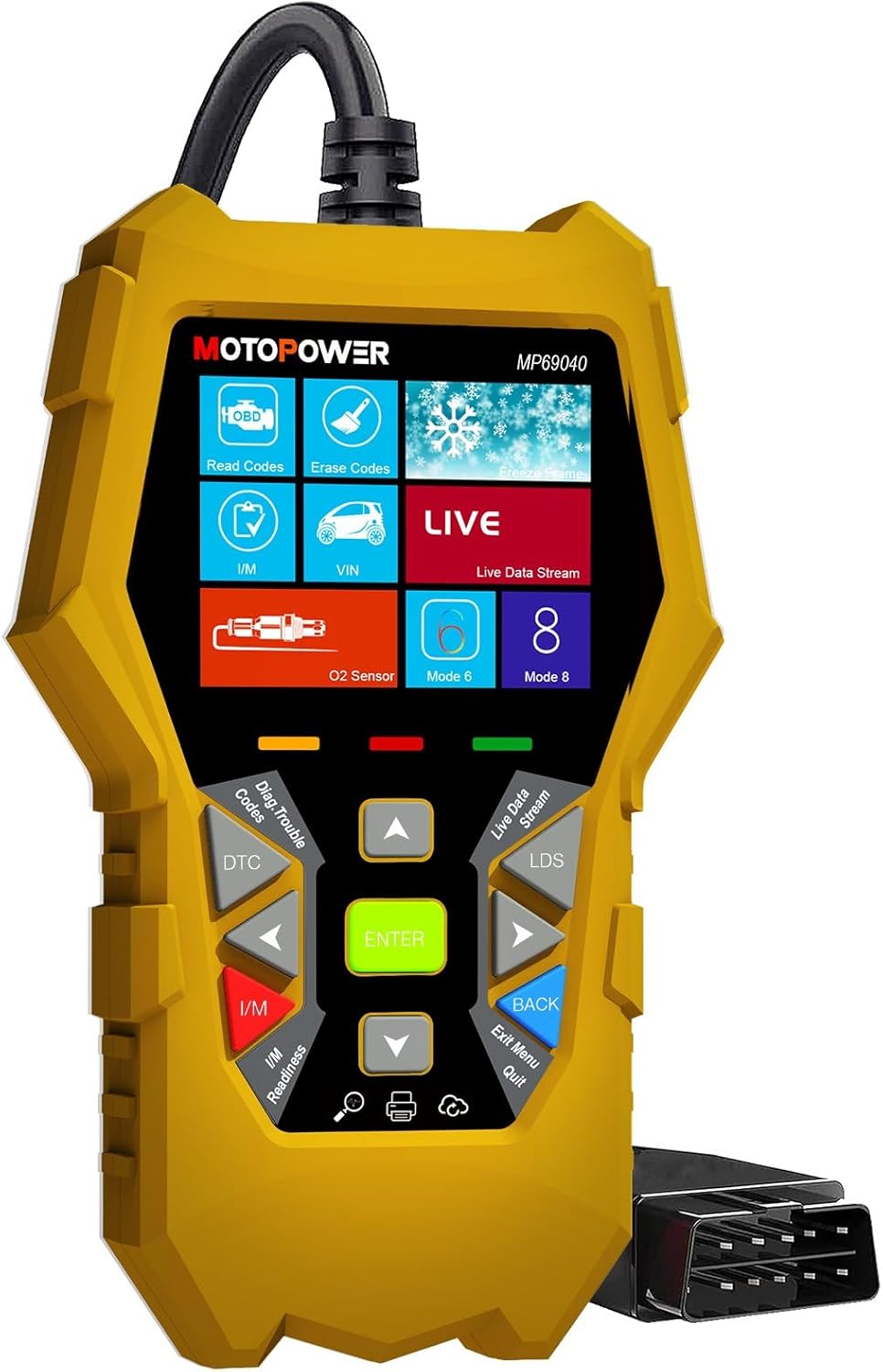 MOTOPOWER MP69040 Car OBD2 Scanner Check Engine Fault Code