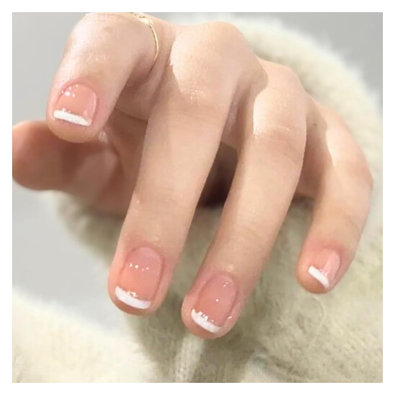ピンクビジュー ×フレンチネイルチップ 1611n-04.jpg