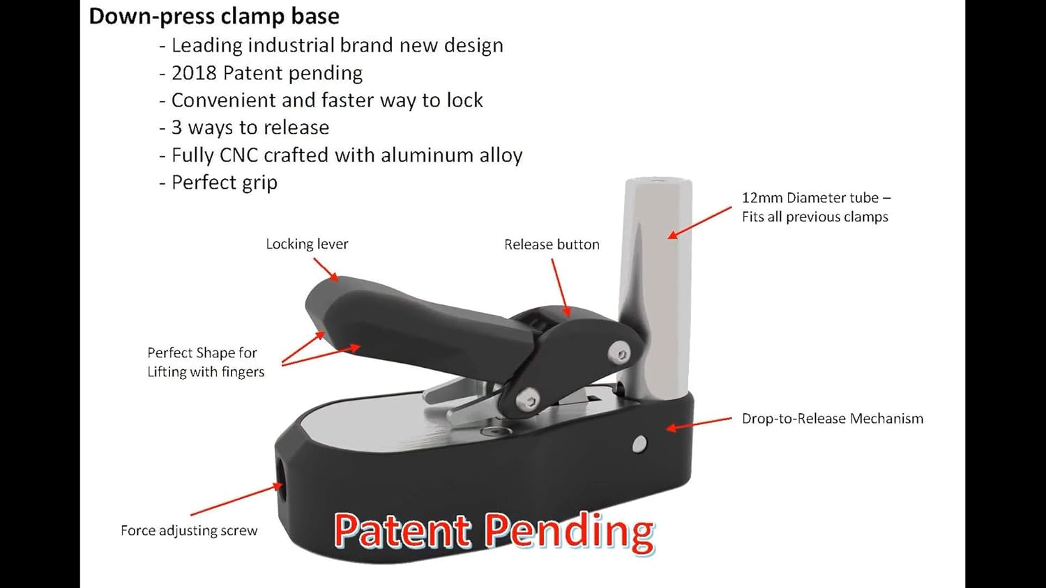 Tourna 700-ES Precision Stringing Machine with Down Press Clamps, Black
