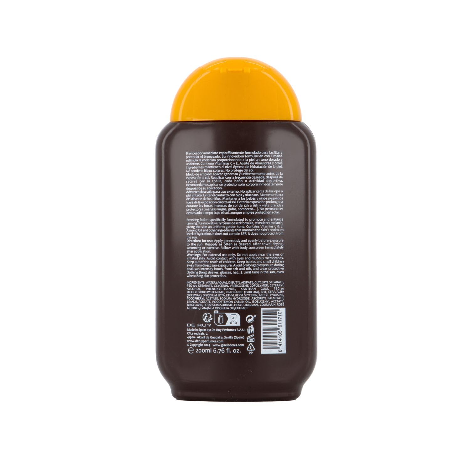 GISÈLE DENIS - Pack Bronzage Solaire, Bronzage Visage Immédiat 40 ml + Bronzage Immédiat 200 ml, Accélérateur de Bronzage, Bronzage Solaire aux Extraits et Huiles, Intensificateur et Sublimateur