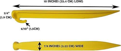 Miniatura 2 de Estacas de tienda de campaña para camping, juguetes inflables de plástico, accesorios al aire libre, equipo deportivo portátil y decoraciones