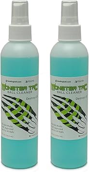 Pyramid Monster Tac Bowling Ball Cleaner - Restores Tack & Hook, Removes Oil, Scuffs & Belt Marks from Reactive & Urethane Balls - USBC Approved - 4oz, 8oz, 32oz