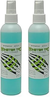 Pyramid bowlingball.com Monster Tac Bowling Ball Cleaner - Restores Tack & Hook, Removes Oil, Scuffs & Belt Marks from Reactive & Urethane Balls - USBC Approved - 4oz, 8oz, 32oz