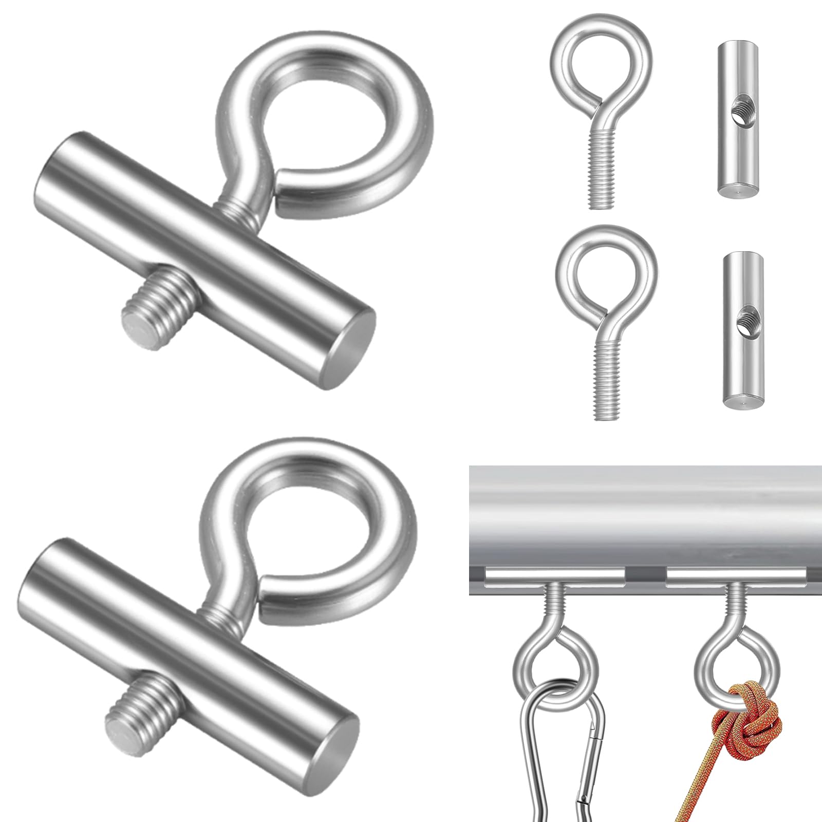 10 Ventose Ad Alta Presa Per Tenda Da Sole – Kit Fissaggio Per Camper, Barche E Casa – PVC Resistente, Diametro 48mm