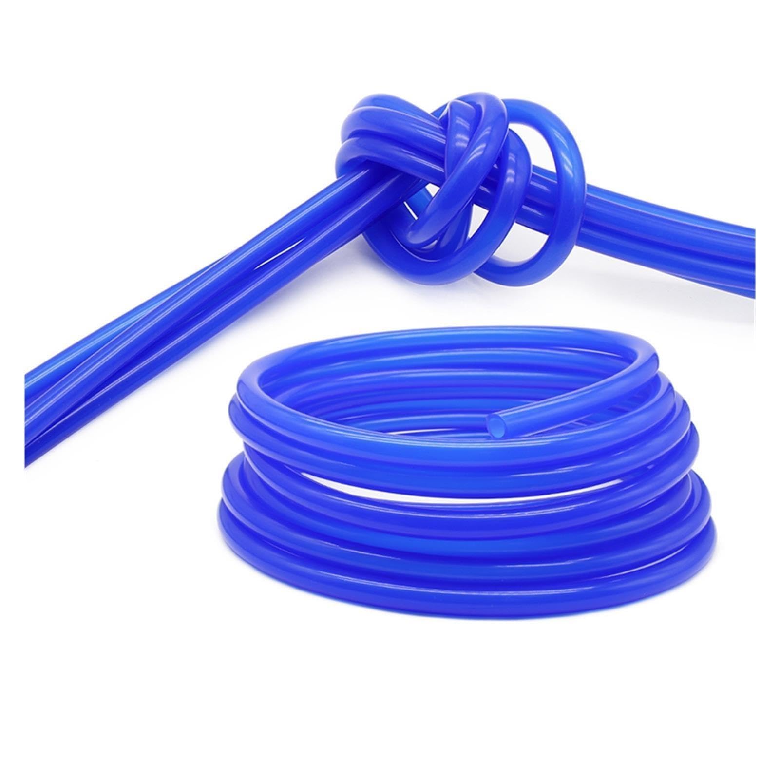 Blauer Silikonschlauch Flexibel