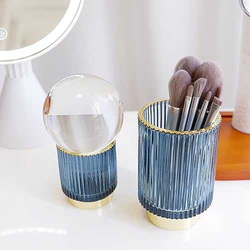 Miniatura 4 de Jarrón de cristal, base de metal dorado, florero decorativo para el hogar, oficina, boda, fiesta, celebración. Jarrón de cristal para plantas