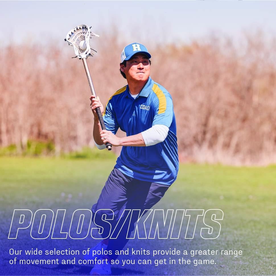 Miniatura 4 de SPORT-TEK Unisex Dry Zone Raglan Polo Casual Short Sleeve Collared Shirt for Men & Women, Top for Work, Tennis & Golf