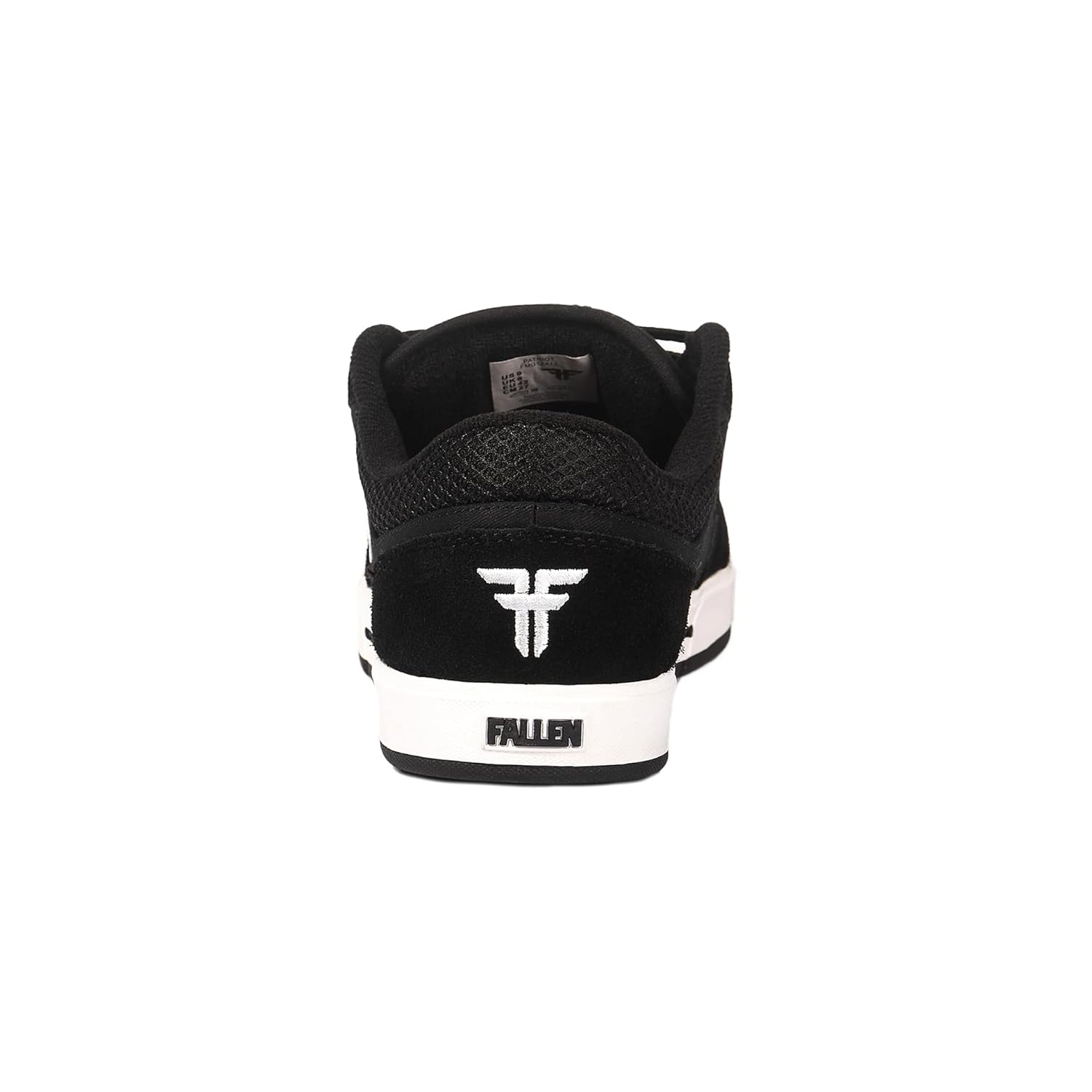Fallen Men’s Patriot Skate Shoe (12 M US, Black/White)