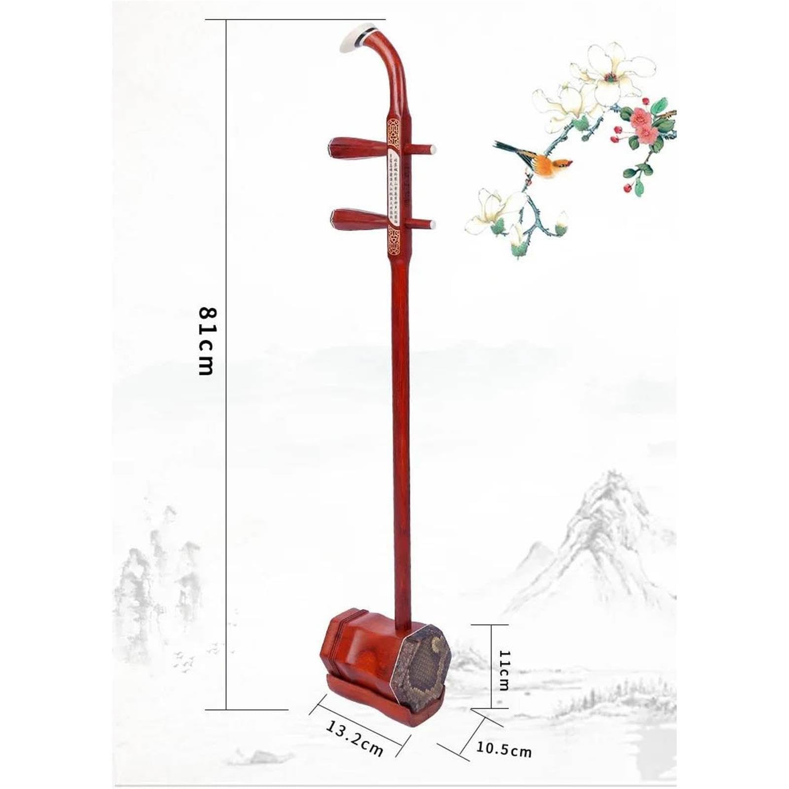 Dorosłych Erhu Skrzypce Redwood Erhu Two Stings