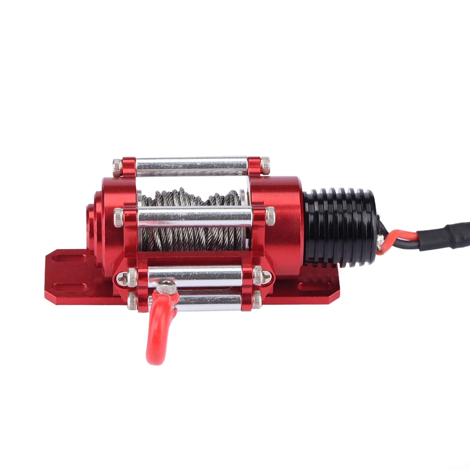 Alomejor Treuil électrique, en Métal, sur Chenilles, Mini, adapté aux Voitures d'escalade, for RC Cars Owners, Outdoor Activities, Operations, Vehicle Upgrades