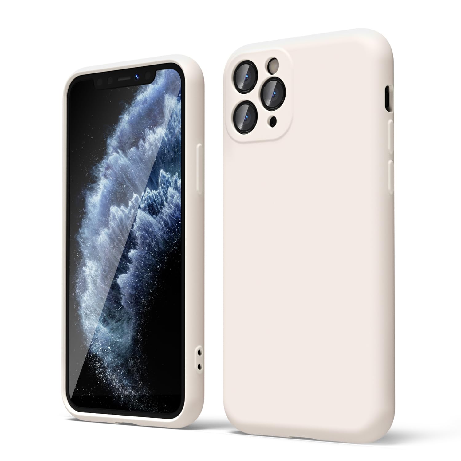 oakxco for iPhone 16 Pro Max Case Liquid Silicone, Soft Rubber Gel Elegant Aesthetic Basic Simple Cover, Cute Thin Slim TPU Matte Solid Color Plain Smooth Case for Women Girl, Light Pink — view 1225