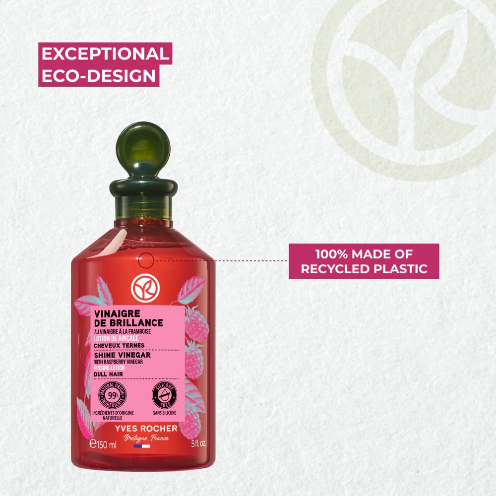 Amazon.com : Yves Rocher Raspberry Vinegar Hair Rinse, Shine
