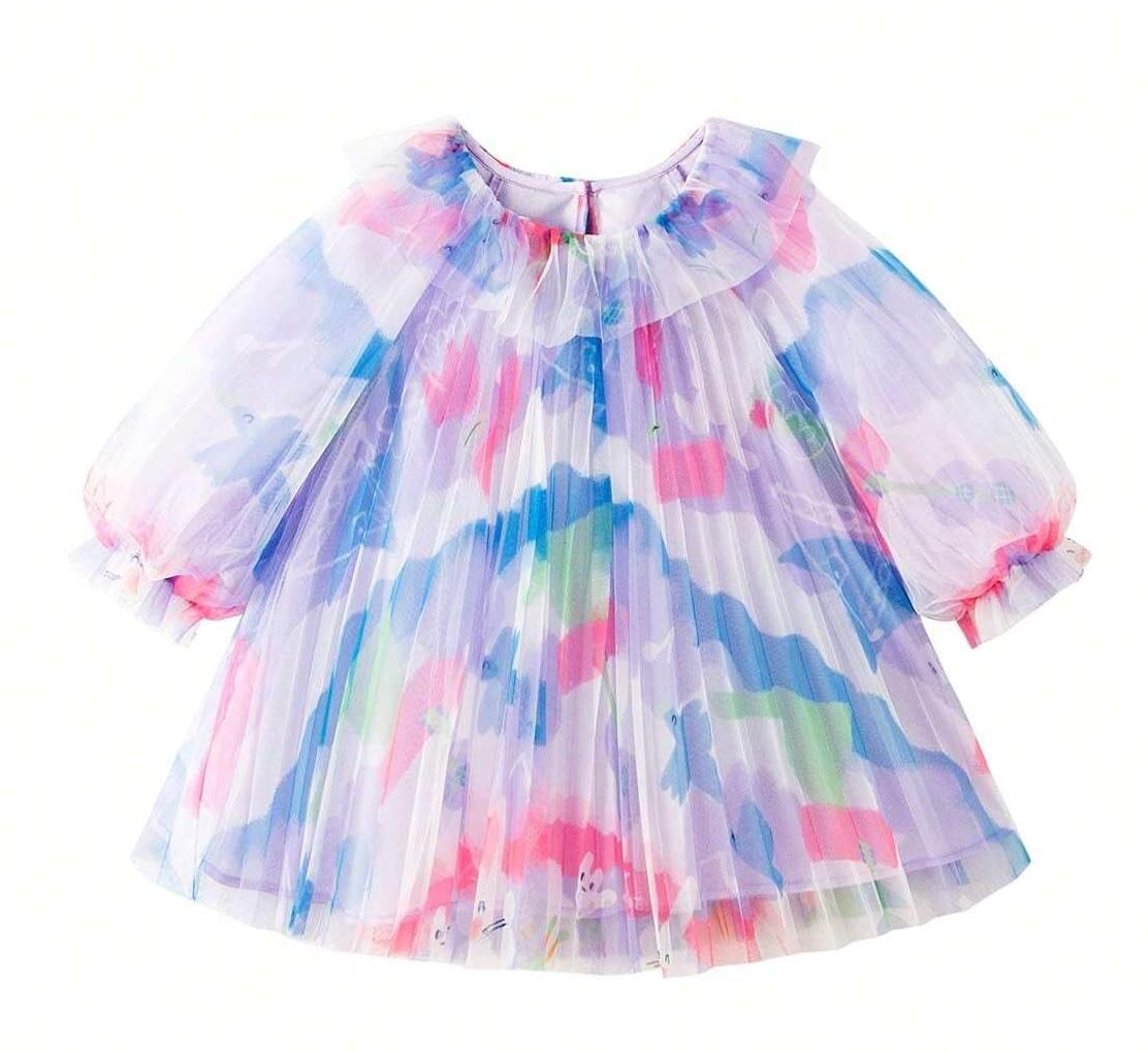 Tagas Vestito da bambina | Abito da bambina | Abito da principessa carino | Abito di compleanno per ragazze |