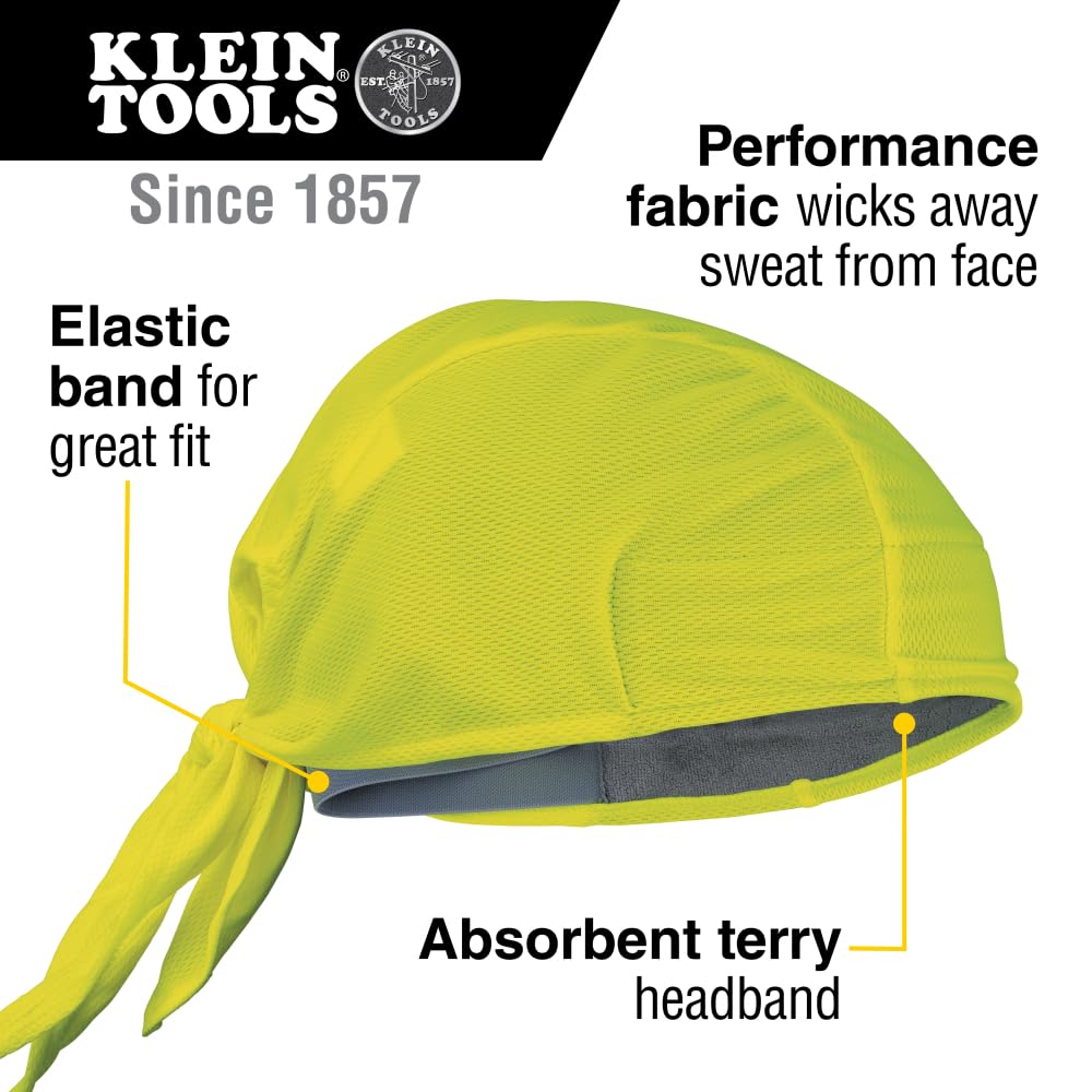 Amazon.com: Klein Tools 60546 Cooling Bandana, Sweat Wicking Under