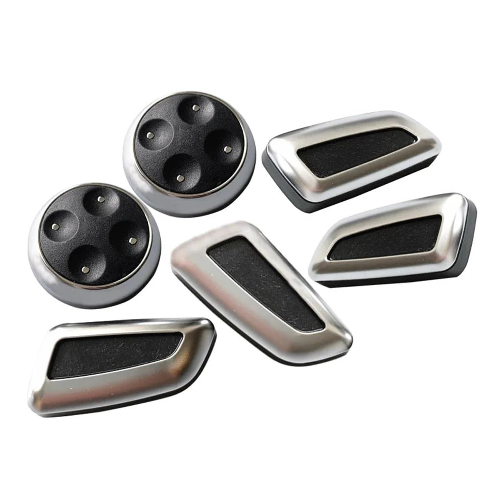 Pulsante Angolo Sedile Modulo Regolazione Sedile Per A3 4 4L B8 A5 6 6L C6 7 A7 Q3 5 5L | 6 pezzi di rivestimento della manopola del coperchio 'interruttore del pulsante di regolazione del seggiolino auto