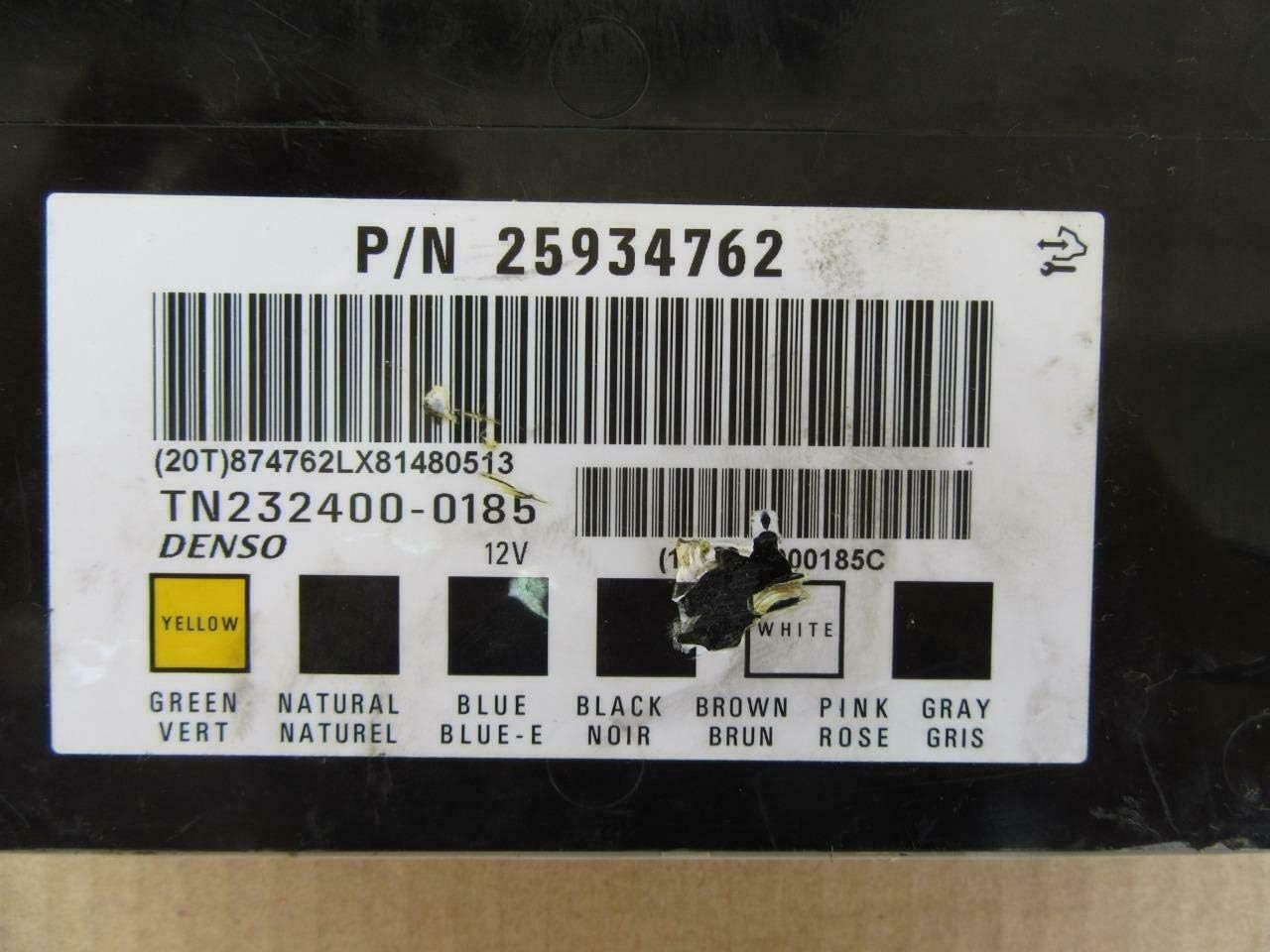 General Motors 12612397, Engine Control Module