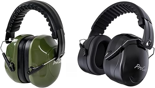 ProCase Paquete de orejeras de seguridad con reducción de ruido con protección auditiva