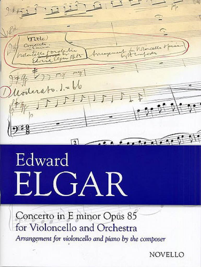 Concerto For Cello And Orchestra In E Minor Op.85. Score:... - Edward Elgar