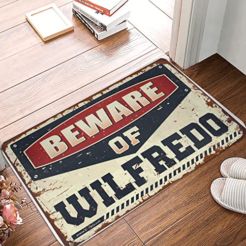 Paillasson drôle Wilfredo grand format pour l'entrée de votre man cave personnalisée - 2