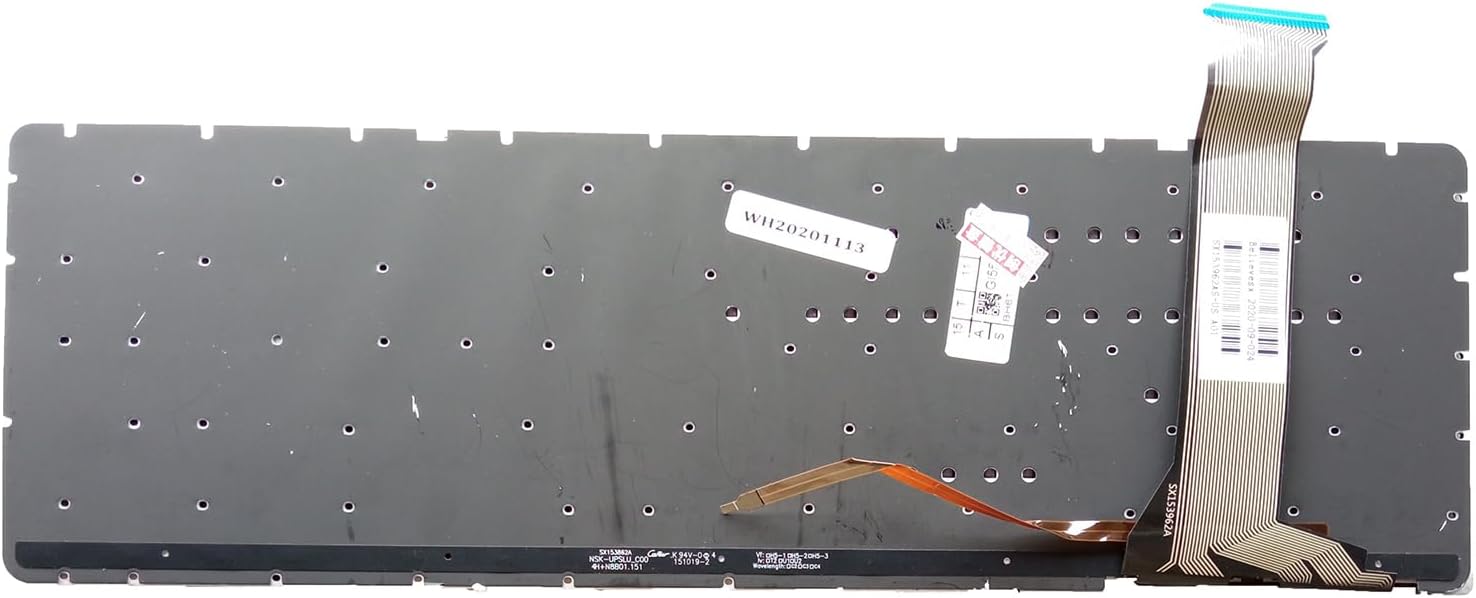 Laptop Replacement US Laptop Keyboard for ASUS GL552J GL552VW GL552JX GL552VX GL552VL GL552V 90NB07Z1-R31UK0 zx50vw zx50v no Pointer with Backlight RED Backlit Red