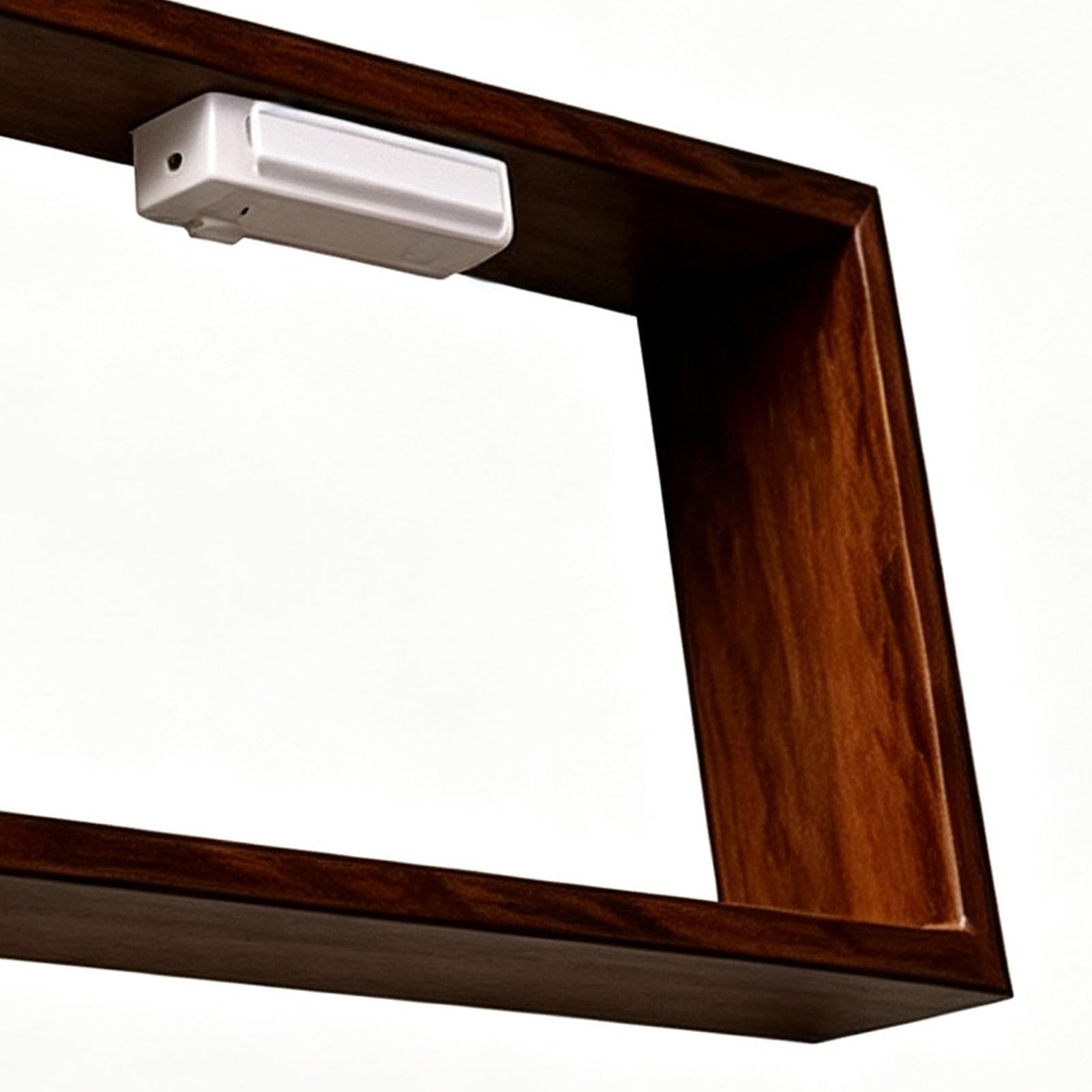 Mensole Angolari Sospese Organizer a forma di L con LED | Scaffale Angolare Flottante Per Soggiorno Camera Piante Foto Libri Ufficio