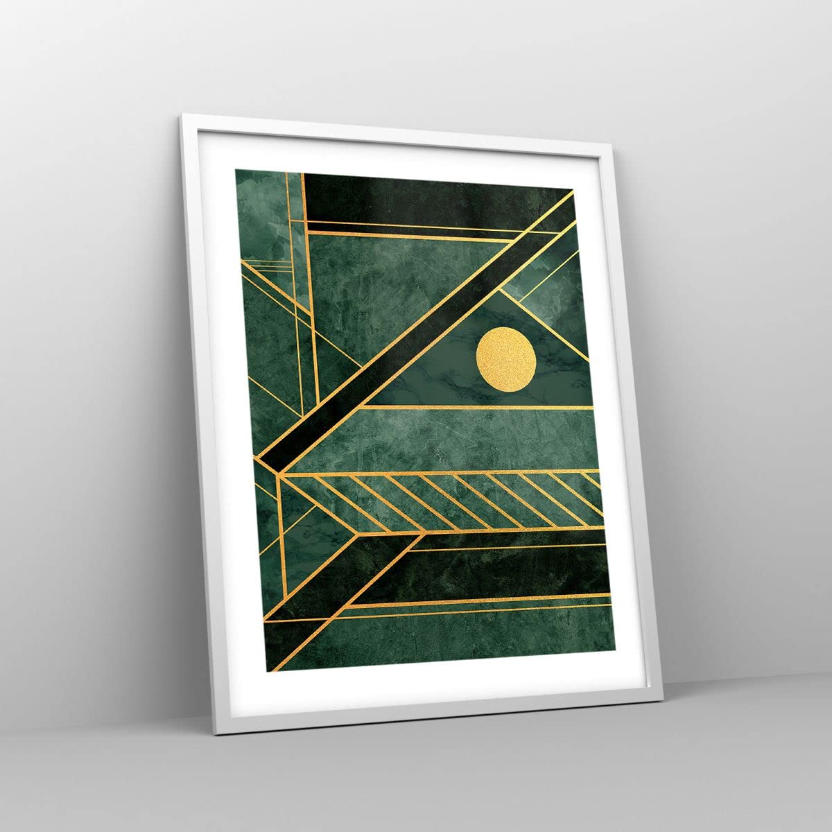 ARTTOR Stampa da Parete Cornice Bianca 40x50 cm Astratto - 4797 - P2W