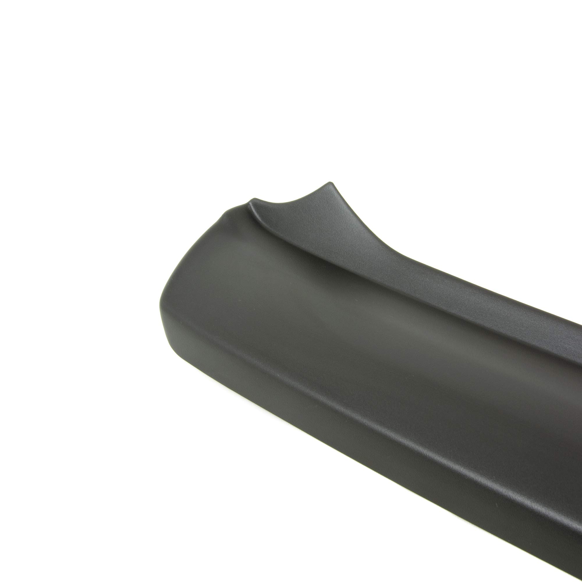 Aroba AR2147 osłona progu bagażnika kompatybilna z Renault Twingo od roku produkcji 9.2007-12.2011 ochrona zderzaka dokładnie z zagięciem ABS Piano czarna