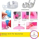 Pop The Party Balloon Arch Kit Balloon Decoration Strip for Garland, Suitable for Party Wedding Birthday Baby Shower Pack of 10 gallery image