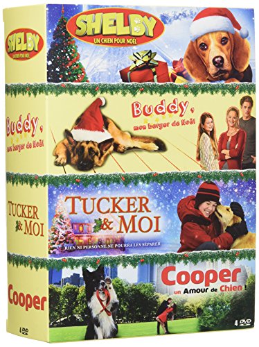 Coffret Chien 4 DVD : Tucker et Moi +Buddy+ Cooper+ Shelby