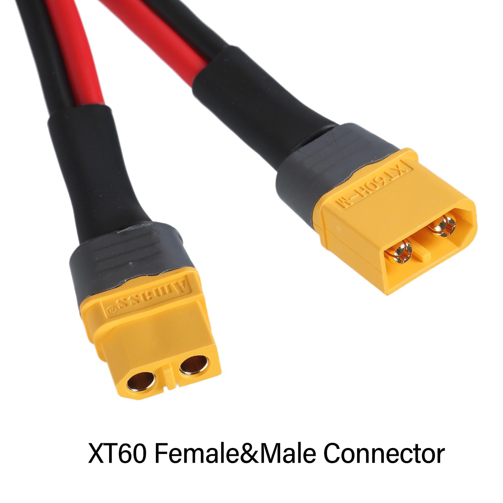 Cable Extensión XT60 Cable XT60 Conectores Masculinos A Hembras para Estación Energía Solar Panel Remote Drones Batería